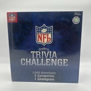 NISP NFL GRIDIRON Trivia Challenge USAopoly American Football Sports Board Game